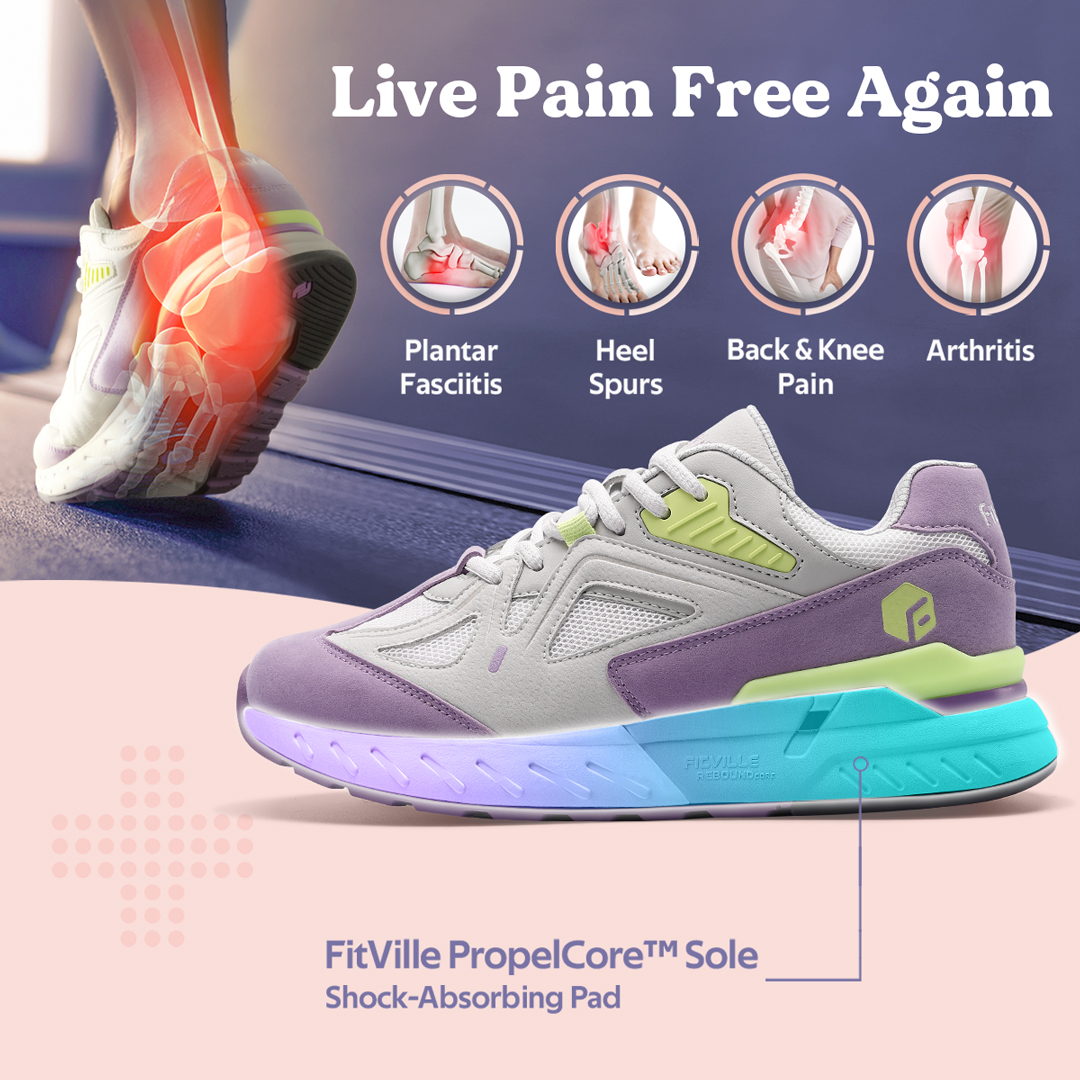 FitVille Women's Walking Shoes - Women'S Shoes With Plantar Fasciitis review and price