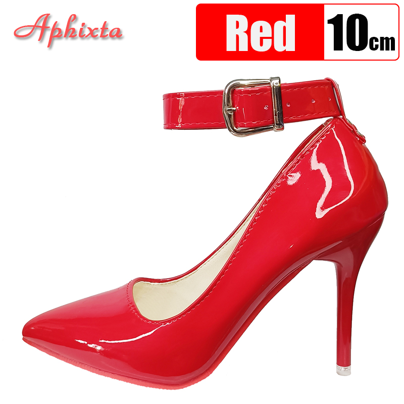 Aphixta 10cm/12cm Metal Belt B - Patent Leather Pump review and price