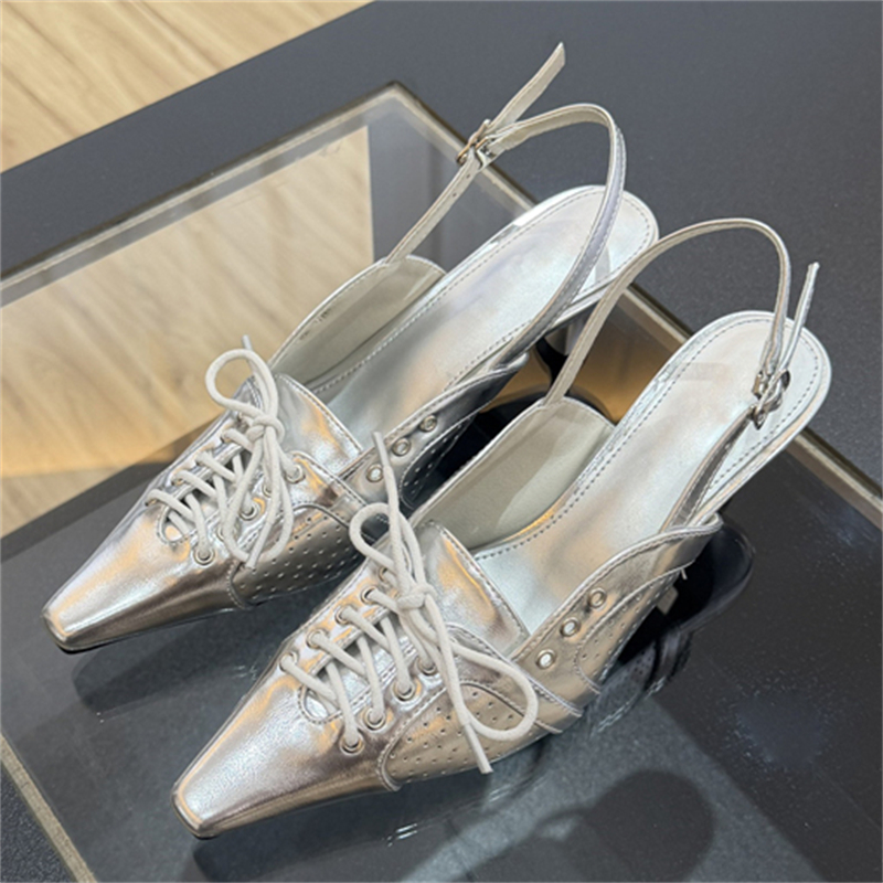 Aneikeh Fashion Silver Patent  - Patent Leather Pump review and price