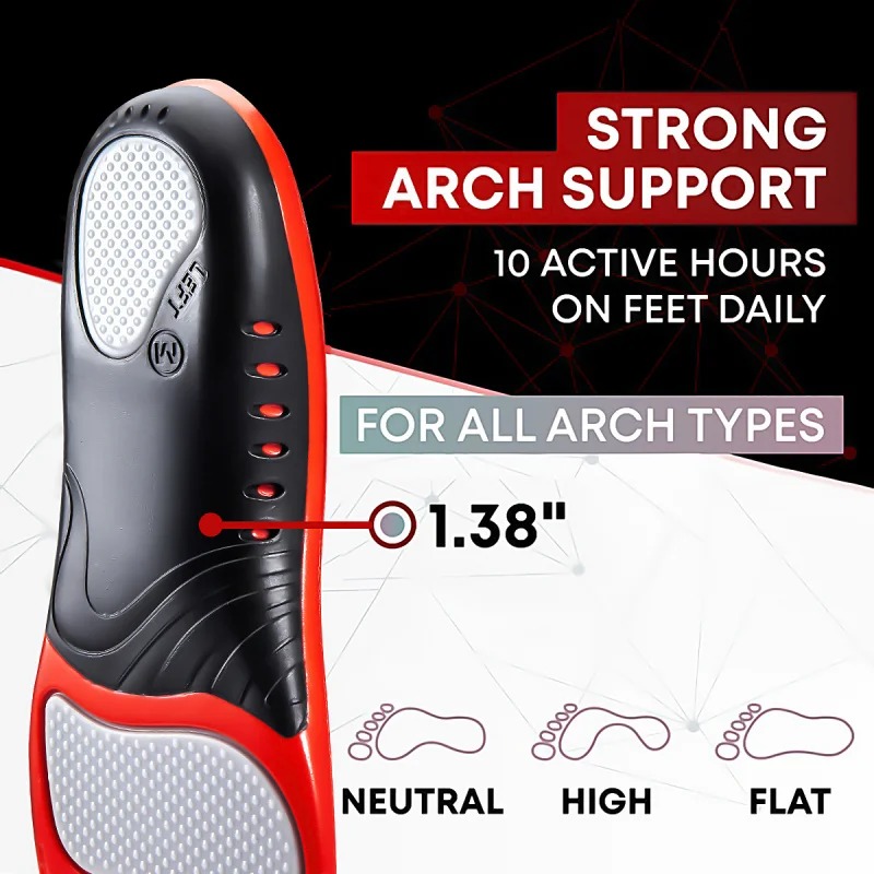 Premium Silicone Gel Insoles f - Women'S Shoes With Plantar Fasciitis review and price