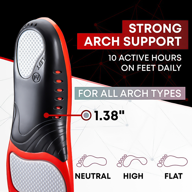 Premium Silicone Gel Insoles f - Women'S Shoes With Plantar Fasciitis review and price
