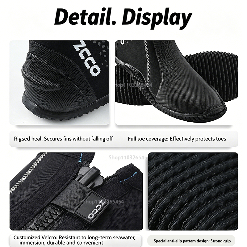 5MM Neoprene Diving Boots High - Women'S Shoes Neuropathy review and price