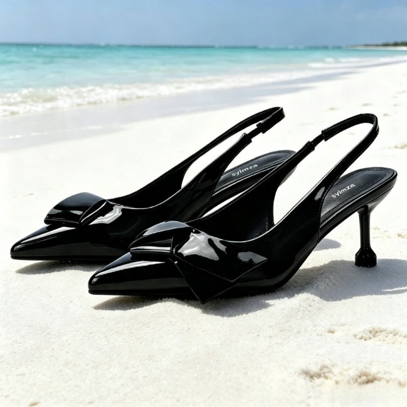 Red Patent Leather Slingback H - Patent Leather Pump review and price