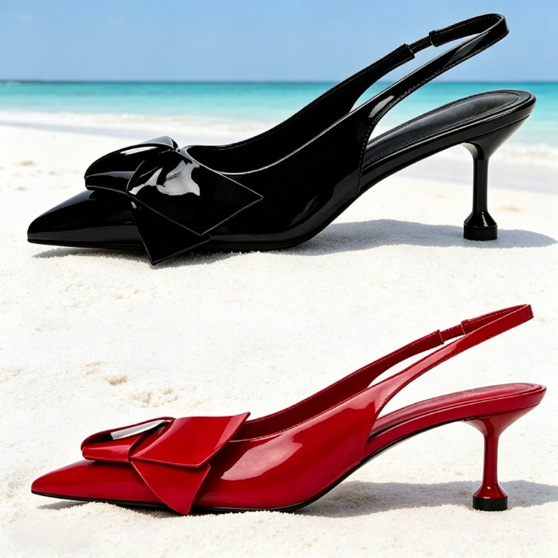 Red Patent Leather Slingback H - Patent Leather Pump review and price