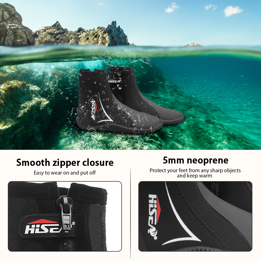 5mm Neoprene Dive Boots Wetsui - Women'S Shoes Neuropathy review and price